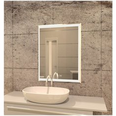 Зеркало MIXLINE "Минио" 600*800 (ШВ) сенсорный выключатель, светодиодная подсветка + подогрев