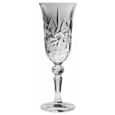 Бокалы для шампанского 150 мл 6 шт Crystal Bohemia "Pinwheel" / 160504