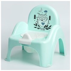 Tega Baby Горшок-стульчик детский«Лисенок» антискольз., цвет бирюзовый