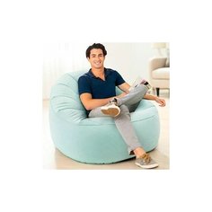 Надувное кресло Intex Beanless Bag Chair голубое, 112х104х74см, Intex 68590-голубой