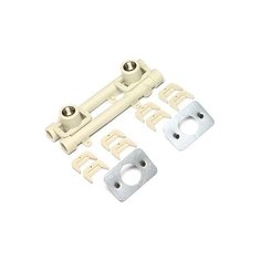 Настенный комплект для смесителя под гипсокартон 20 х 1/2" EKOPLASTIK SNKK020SXX (серая, пайка)