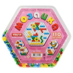 STELLAR Мозаика шестигранная, диаметр 13 мм, 110 шт Стеллар
