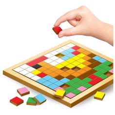 Лесная мастерская Мозаика пикселями «Животные»