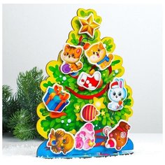 Лесная мастерская Головоломка с липучками «Наряди ёлочку»