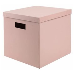 Коробка складная 31х31х30 см картон цвет розовый Storidea