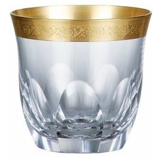 Стаканы для виски 290 мл 6 шт Crystalite Bohemia "Джесси /Матовое золото /43374" / 054027
