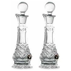 Графин для масла и уксуса 100 мл 2 шт Crystal Bohemia "Diamond" / 104524