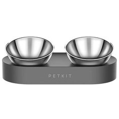 Кормушка для животных Petkit Stainless Double Bowls (нержавеющая сталь и пластик, наклонная) Xiaomi