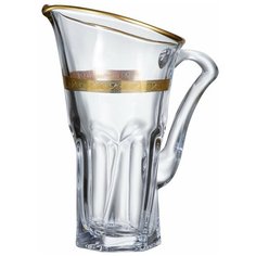 Кувшин для воды 1,7 л Crystalite Bohemia "Аполло /Золото 43373" / 028656