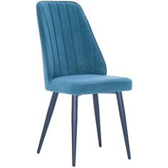 Стул Leset Дрим , Каркас черный, Велюр VENDETTA 25 морская волна