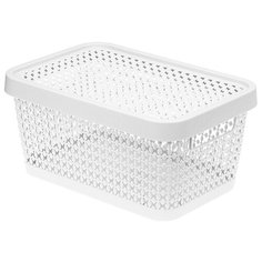 Коробка пирула 12 л с крышкой, цвет белый Idea (М Пластика)