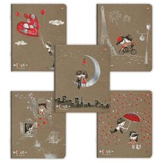 Альт Тетрадь романтика new 7-48-205, клетка