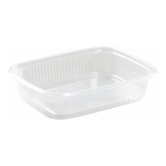 Юпласт Одноразовый контейнер 125 мл, комплект 100 шт., без крышки, 108х82 мм, прозрачные, пп, юпласт, юупм2612, 4 шт.