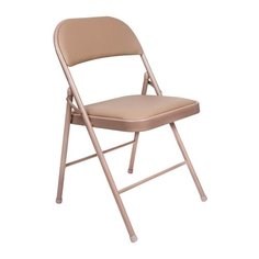 Стул Brabix Golf Plus CF-003 Комфорт, металл/искусственная кожа, цвет: бежевый