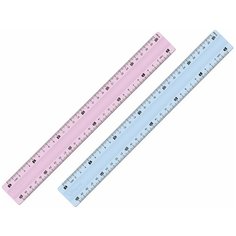 Линейка Maped пластик, 30 см "Study", тонированная, суперпрочная, европодвес (245610)