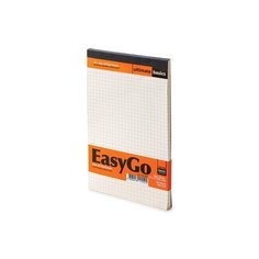 Блокнот А5, 60 л., склейка, жесткая подложка, бежевый внутренний блок, клетка, Альт, "EASYGO", 3-60-486