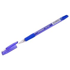 Ручка шариковая Stabilo "Bille 508 Needle" синяя, 0,7мм, грип, тонированный корпус