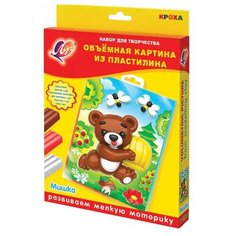 Набор для лепки Луч Картина из пластилина Мишка 29С 1707-08