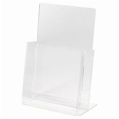 Подставка настольная для рекламных материалов (160x115х32 мм), для узких буклетов, STAFF, 291171