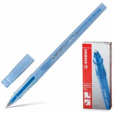 Ручка шариковая STABILO "Galaxy", синяя, корпус тонированный с блестками, узел 0,7 мм, линия письма 0,38 мм, 818/41