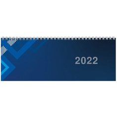 Планинг датированный 2022 (285х112 мм), STAFF, гребень, картонная обложка, 60 л., "Однотонный", 113355