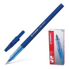Ручка шариковая STABILO "Liner", синяя, корпус синий, узел 0,7 мм, линия письма 0,3 мм, 808/41