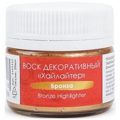 Воск декоративный акриловый Хайлайтер, "Таир", 20 мл, цвет: Бронза Tair