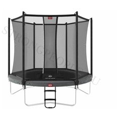 Батут Berg Favorit Regular 200 Grey с сеткой Safety Net Comfort
