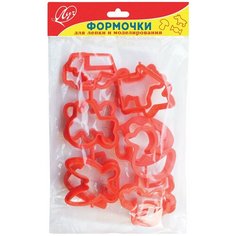 Формочки для лепки ЛУЧ, набор 12 штук, 11С752-08