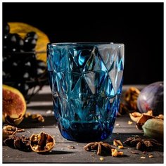 Стакан "Круиз" 240 мл 8х8х10 см, цвет синий 2619676 Magistro