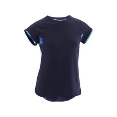 Футболка синтетическая дышащая для девочек темно-синяя DOMYOS Х Декатлон 14-15 лет (160-166 см), Синий Decathlon