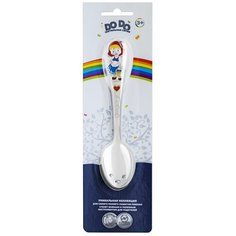Ложка детская Красная шапочка посер. с ч/п с эмалью в блистере Кольчугинский мельхиор