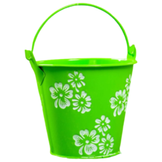 Кашпо Take It Easy Ведерко 9 х 10 см зеленый