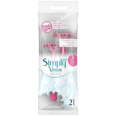 Venus Simply 3 Бритвенный станок, 2 шт.