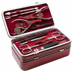 Маникюрный набор с косметичкой Zinger MS 1205-804 S, 10 предметов