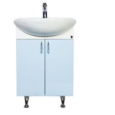 Orange Роса Ro-50TUB+RA напольная тумба с раковиной, голубая