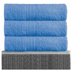 Полотенце махровое "BAYRAMALY" Голубой размер 70 х 140