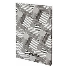 Блокнот 80л, А5 Staff "Pattern", клетка, твердый переплет, 8шт. (111601)