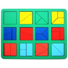 Головоломка SmileDecor Сложи квадрат 1 уровень (макси) Н004