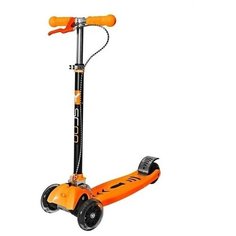 Самокат Y-SCOO MAXI CITY RT Simple Gagarin трансформер с ручным тормозом orange