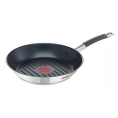 Сковорода-гриль Tefal Illico G7011374, 26 см, без крышки, стальной