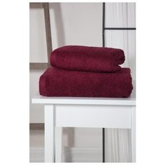 Полотенце махровое "KARNA" APOLLO ; Бордовый ; Размер: 50 х 90