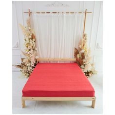 Простыня на резинке из бязи "Всё себе"; Лафит; Размер: 180 х 200