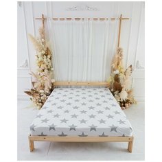 Простыня обычная из перкаля "Всё себе"; Звездный дождь;Размер: Евро