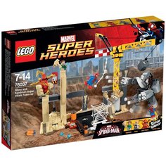 Конструктор LEGO Marvel Super Heroes 76037 Носорог и Песочный человек с командой супер злодеев