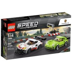 Конструктор LEGO Speed Champions 75888 Porsche 911 RSR и 911 Turbo 3.0