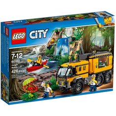 Конструктор LEGO City 60160 Передвижная лаборатория в джунглях