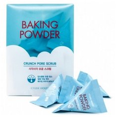 Etude House скраб для лица Baking Powder Crunch Pore Scrub для сужения пор с содой в пирамидках 7 гх24 шт