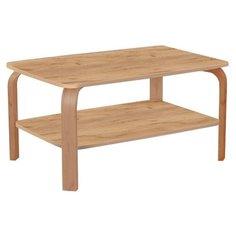 Стол журнальный гнутая нога дуб золотистый Боровичи Мебель