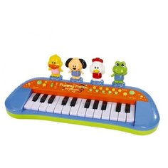 Simba пианино Веселая ферма 4012799 голубой/оранжевый/зеленый